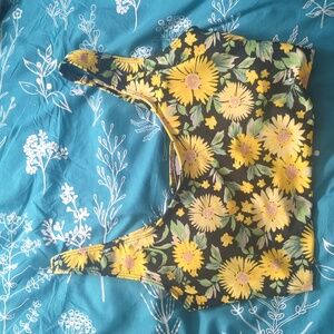 floral swimsuit top